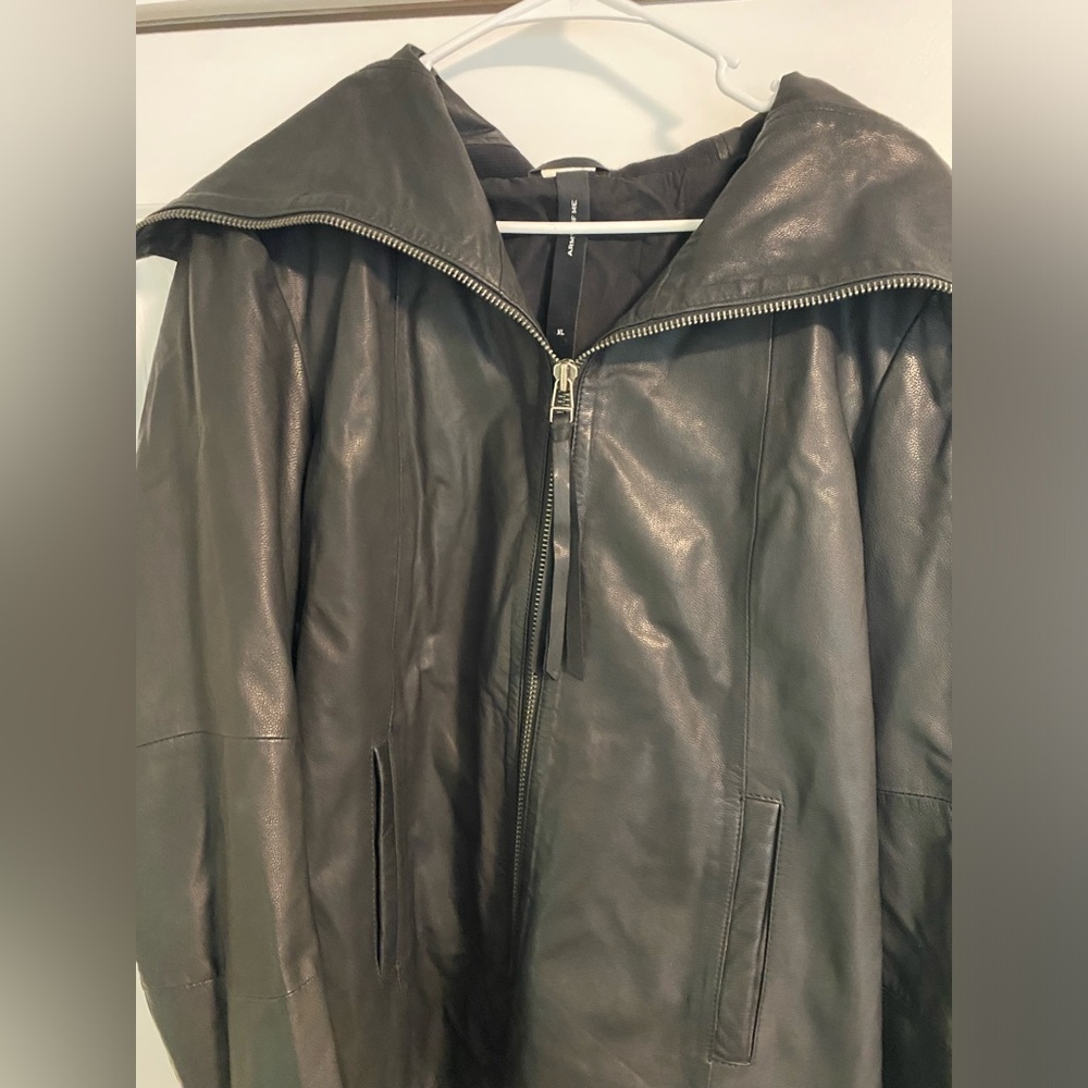 Army Of Men Leather Biker Jacket Men’s